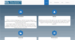 Desktop Screenshot of novaautomotive.com